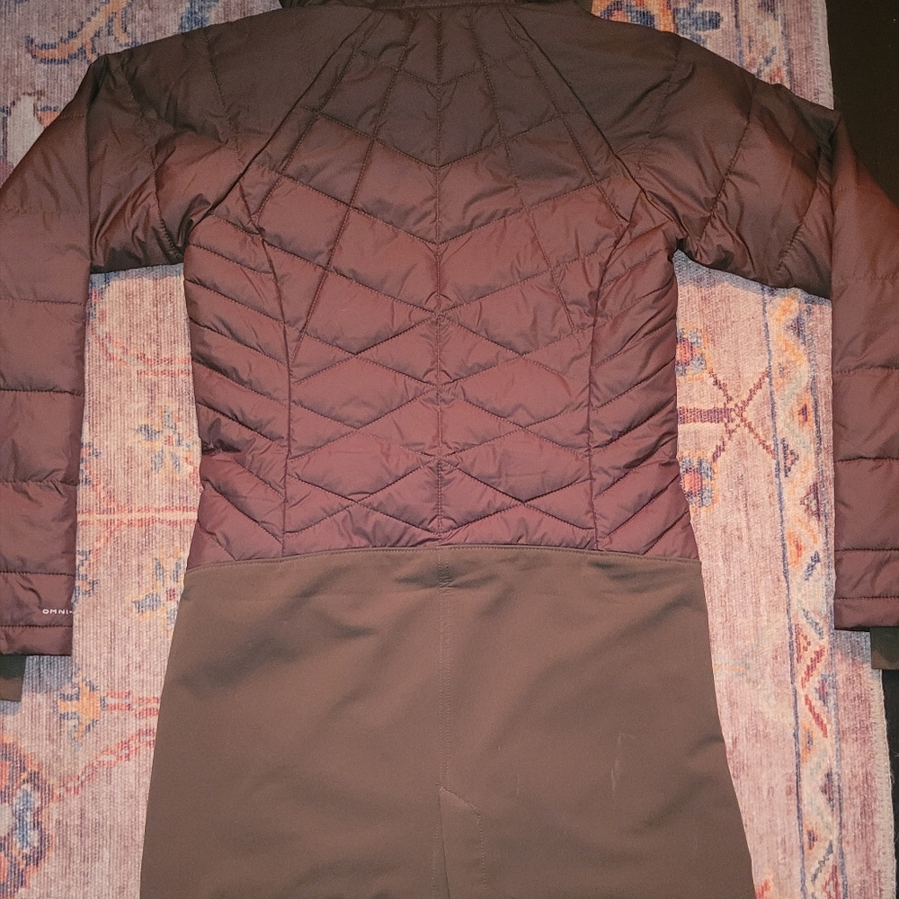 Columbia Women's Olive Green Omni Heat Quilted Puffer Jacket